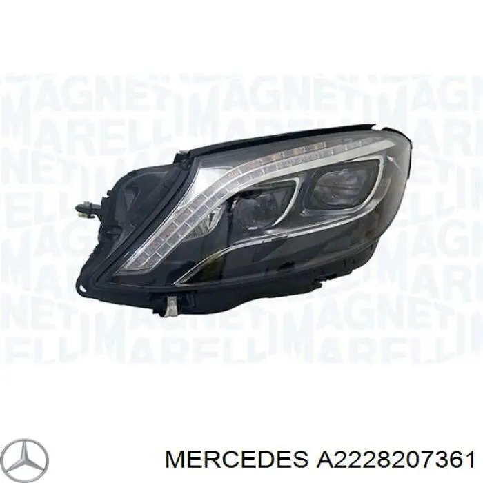 Фара левая A2228207361 Mercedes