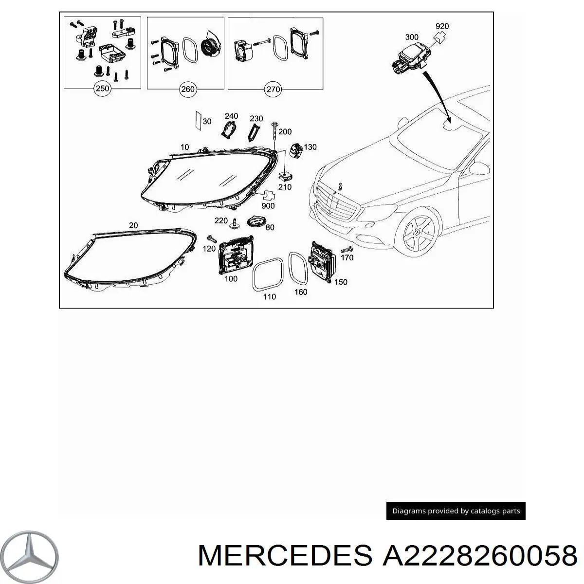 A2228260058 Mercedes 