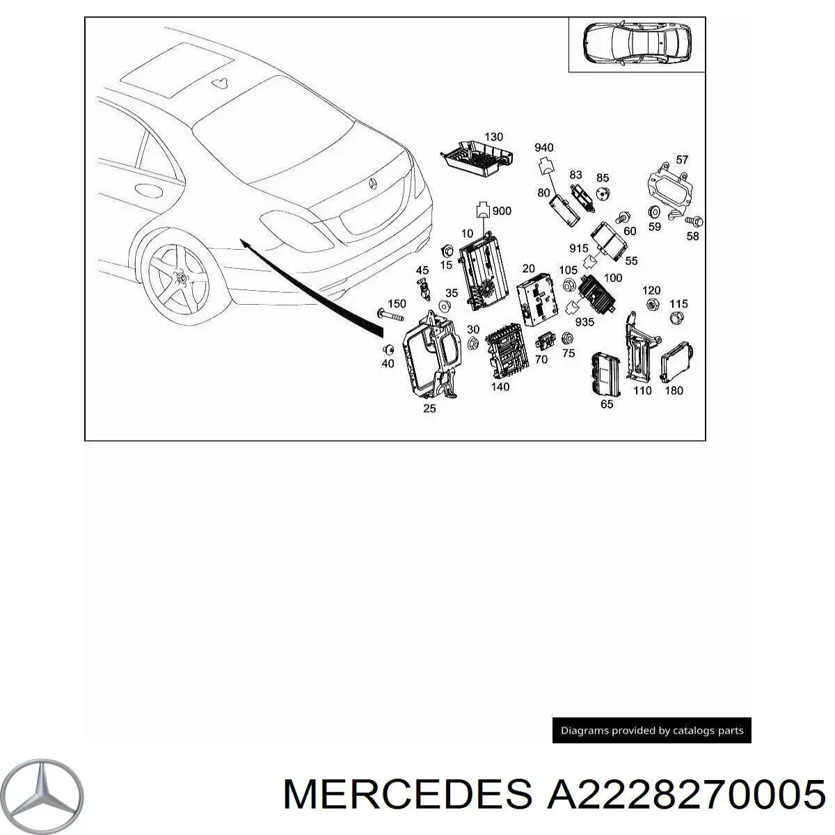 A2228270005 Mercedes 