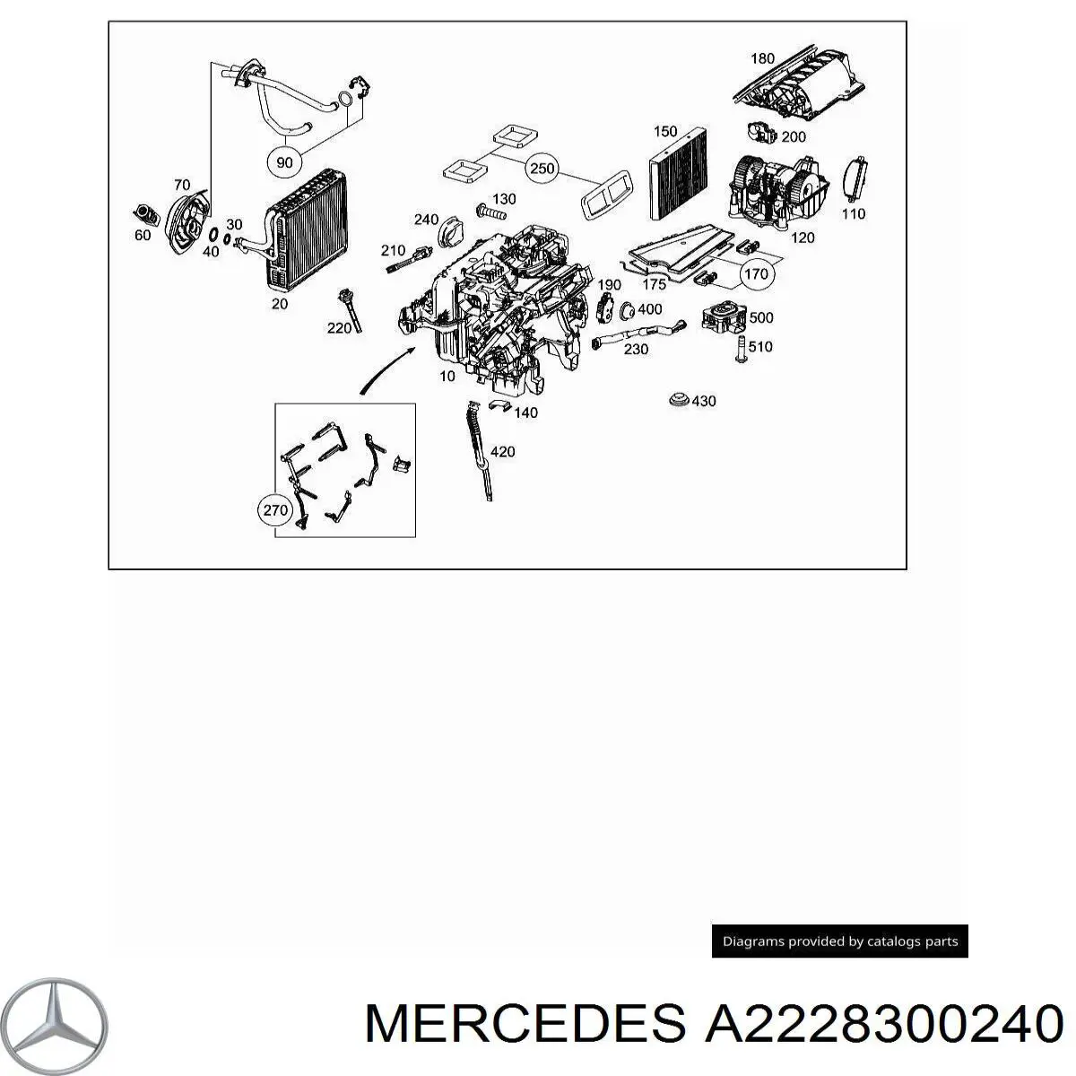 A2228300240 Mercedes 