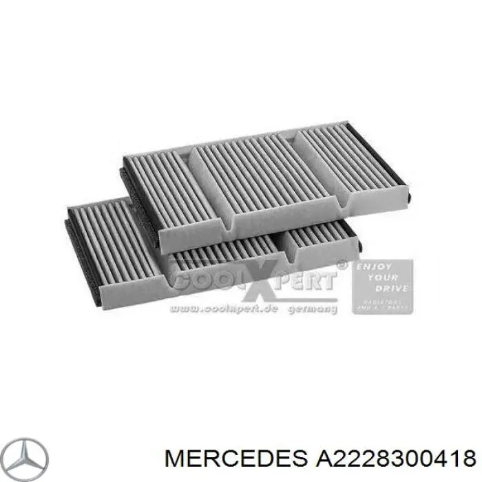 Воздушный фильтр салона Mercedes A2228300418