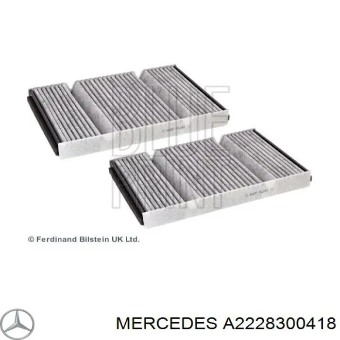 A2228300418 Mercedes фильтр салона