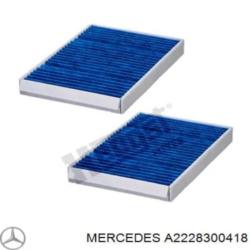 Купить A2228300418 Mercedes Фильтр салона угольный