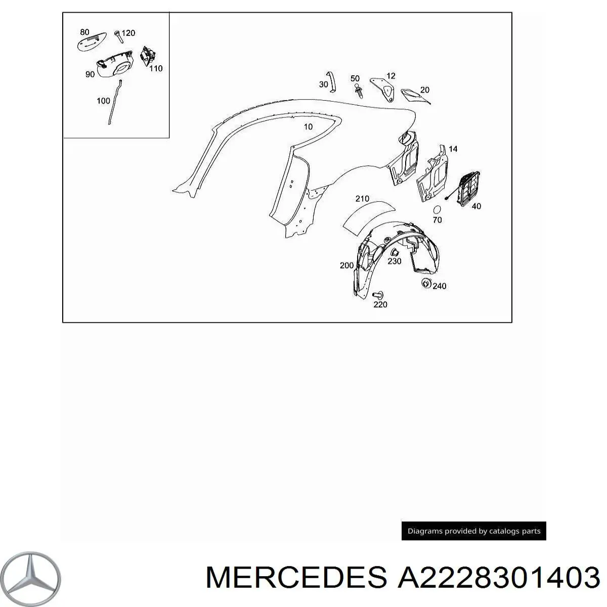 A2228301403 Mercedes 