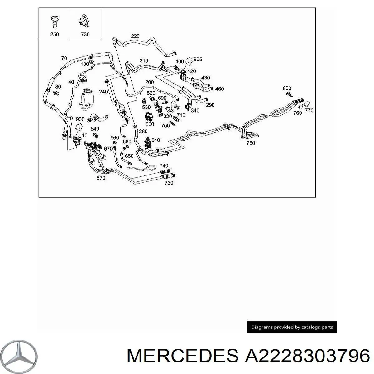  Mercedes A2228303796 цена, от 12.67 USD