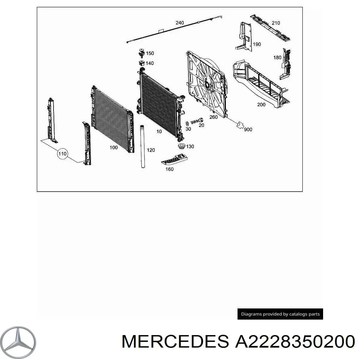 Ресивер-осушитель кондиционера Mercedes A2228350200