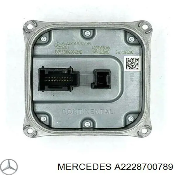 Модуль управления (ЭБУ) светом фар A2228700789 Mercedes