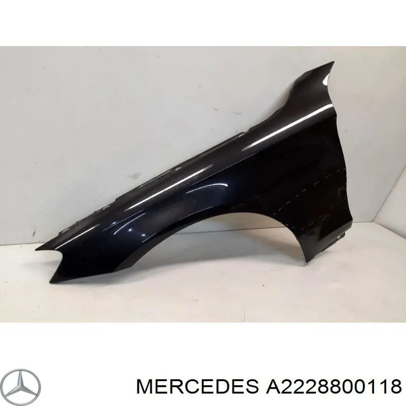 2228800318 Mercedes pára-lama dianteiro esquerdo