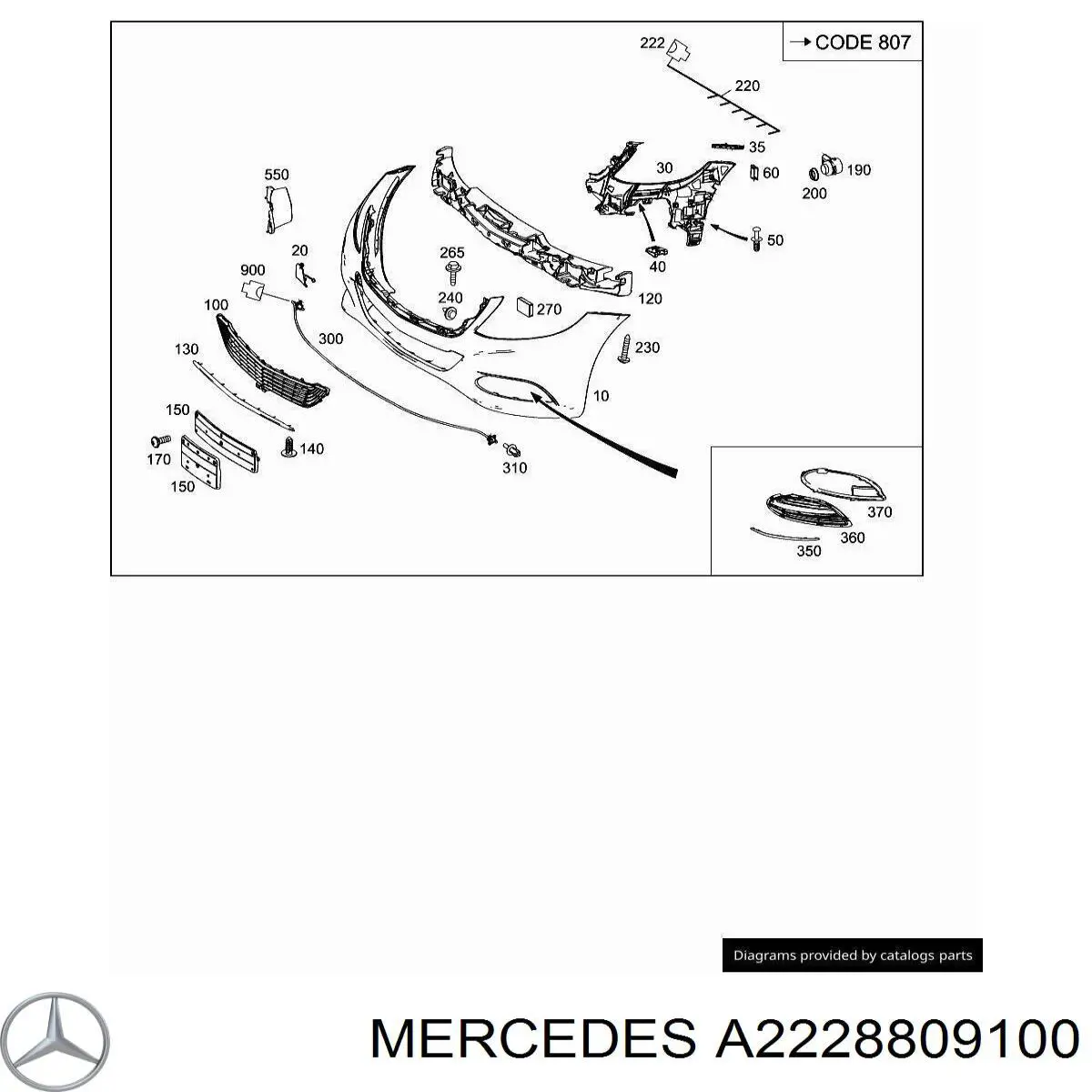 A2228809100 Mercedes 