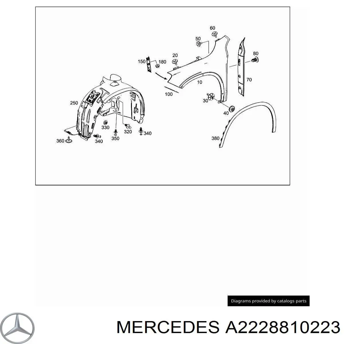 Купить A2228810223 Mercedes 