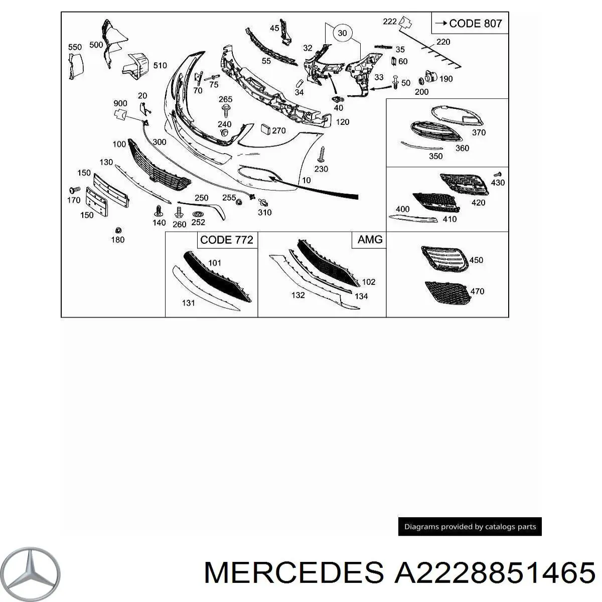  Mercedes A2228851465 цена, от 51.92 USD