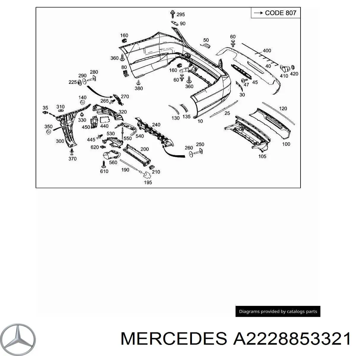  Mercedes A2228853321 цена, от 451.28 USD