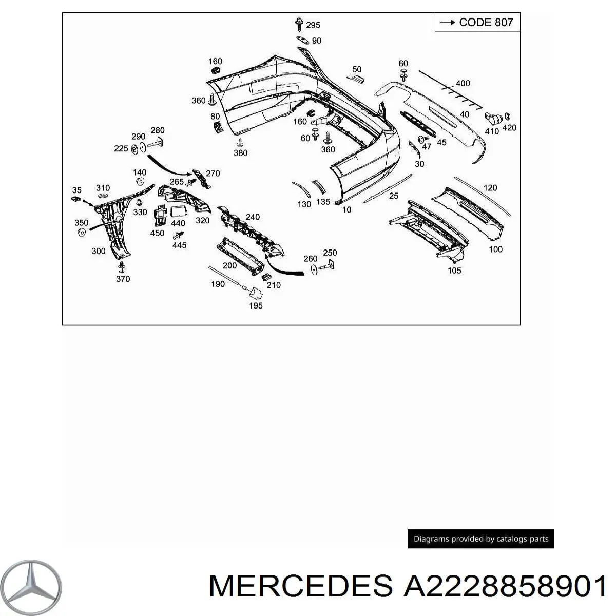 A2228858901 Mercedes 