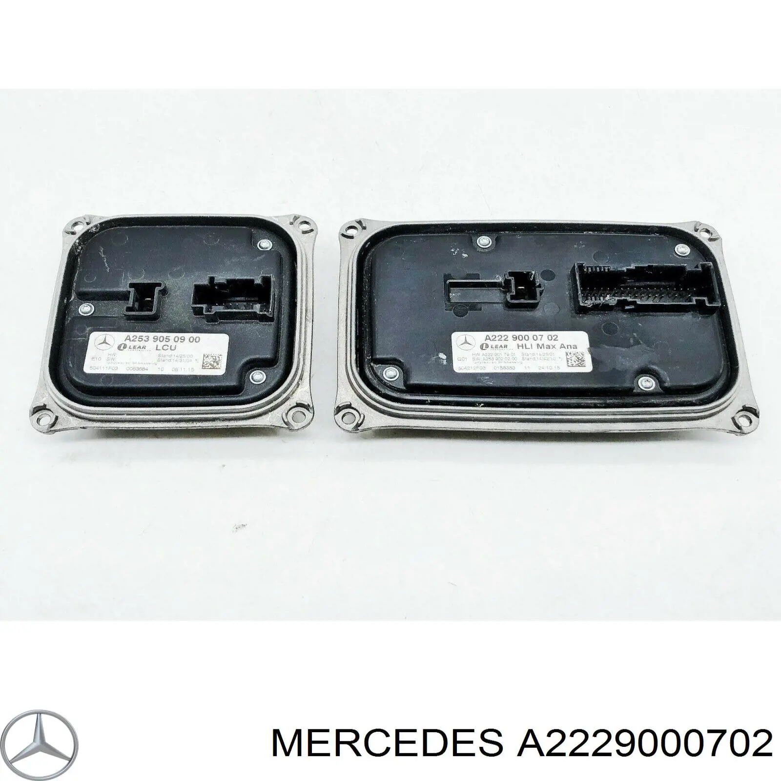 A2229000702 Mercedes módulo de direção (centralina eletrônica das luzes)