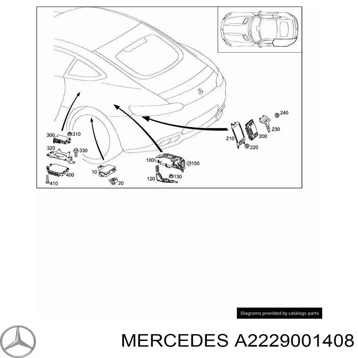 A2229001408 Mercedes 