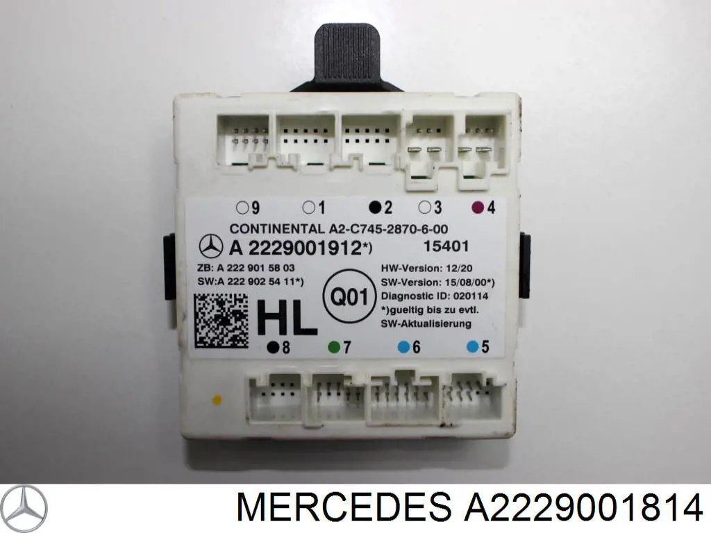 Блок комфорта задней двери Mercedes A2229001814 цена, от 25.42 USD