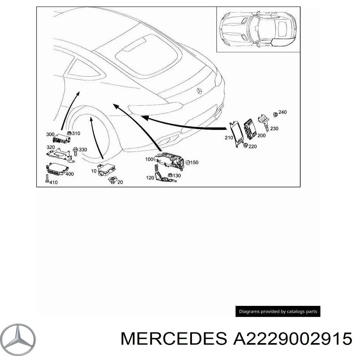 A2229002915 Mercedes 