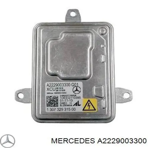 A222900330080 Mercedes módulo de direção (centralina eletrônica das luzes)