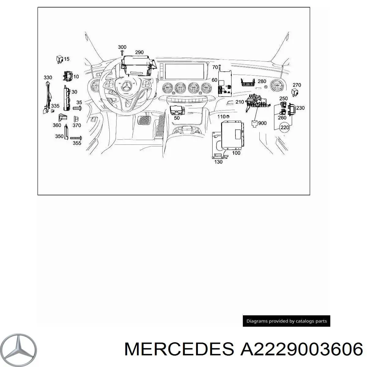 A2229003606 Mercedes 