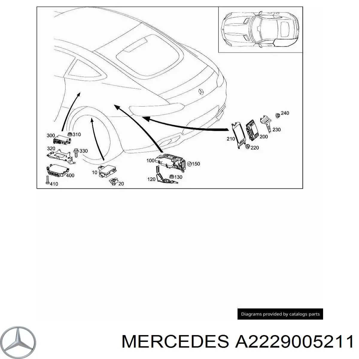 A2229005211 Mercedes 