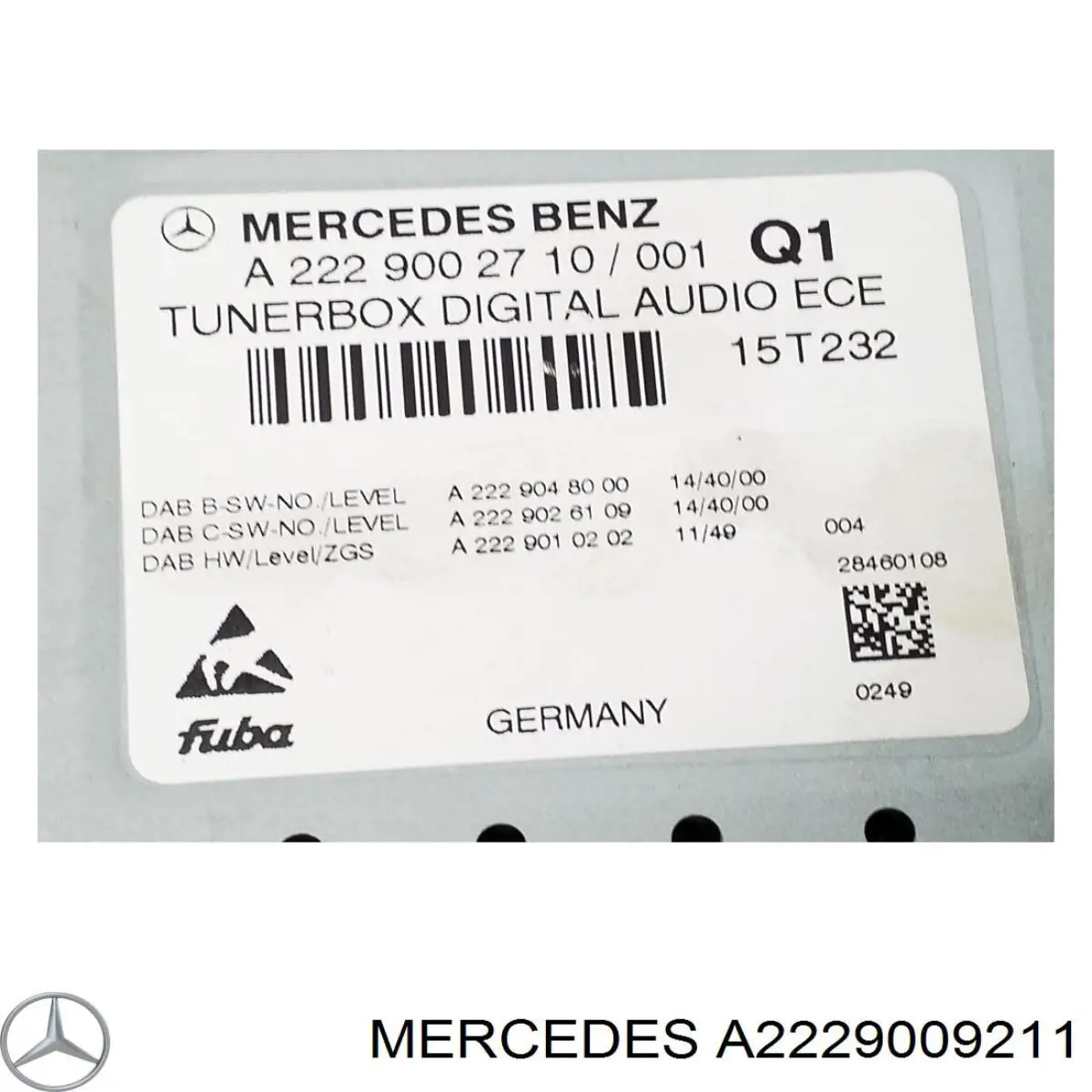 A2229009211 Mercedes 