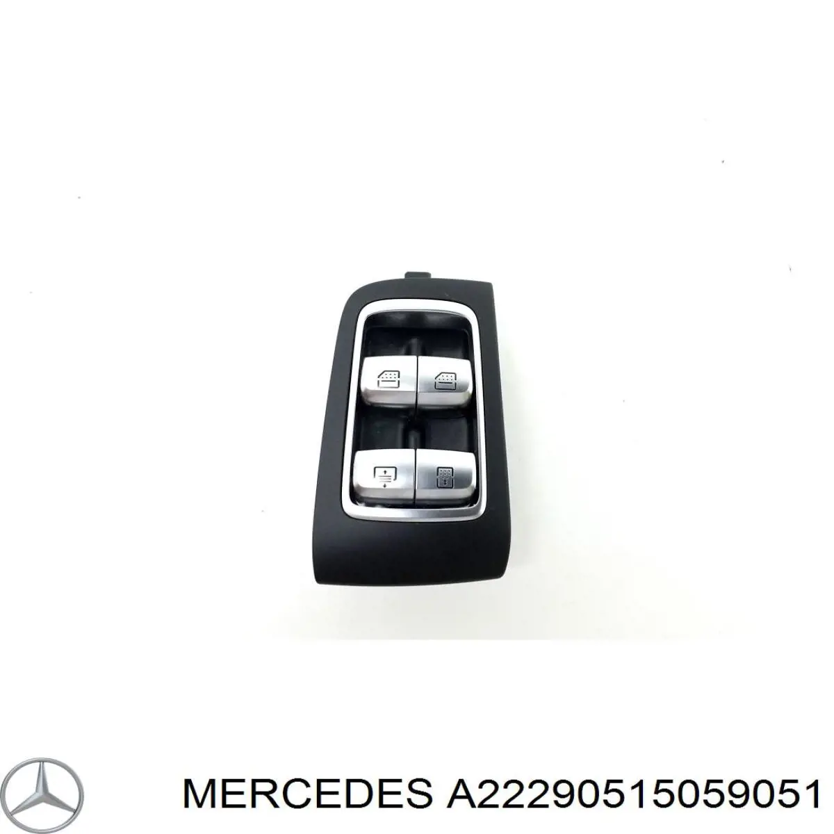 Кнопка включения мотора стеклоподъемника задняя правая A22290515059051 Mercedes