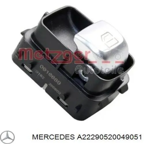 Кнопки переднего левого стеклоподъемника Mercedes 2139054803