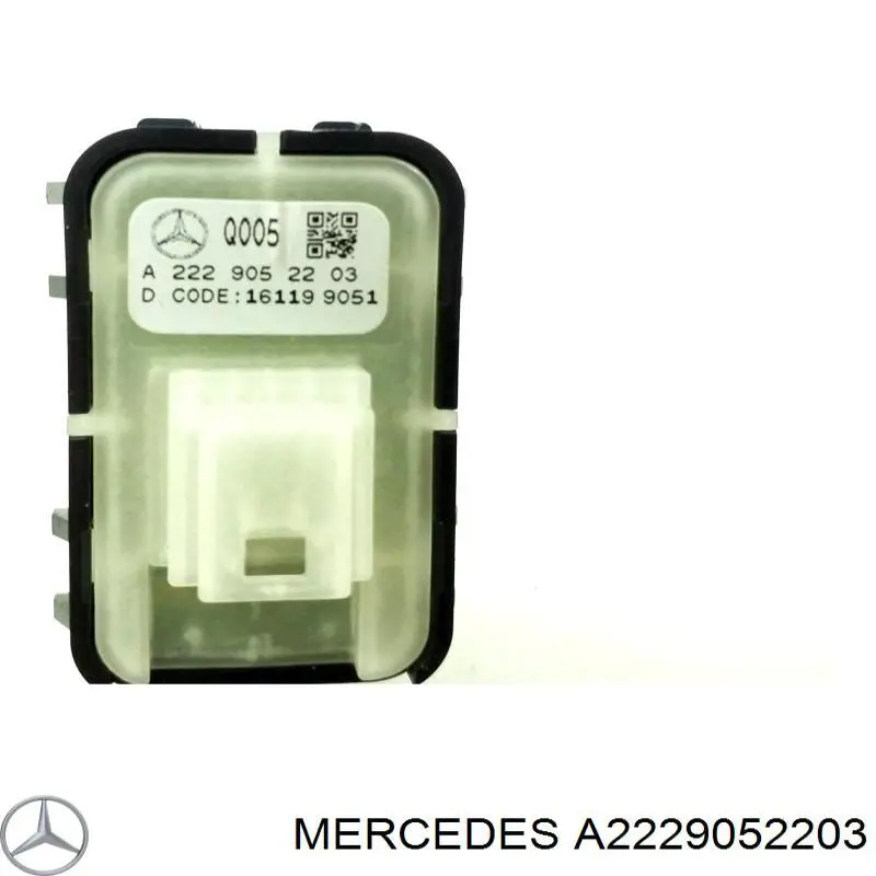 Кнопка стеклоподъемника передняя правая Mercedes A2229052203