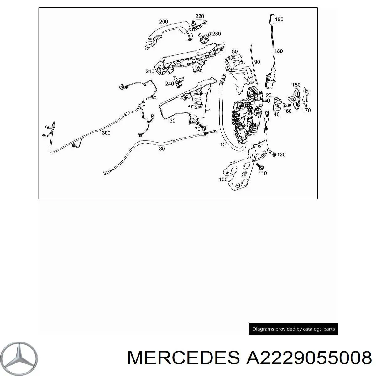 Брелок управления сигнализацией Mercedes A2229059804 цена, от 316.73 USD