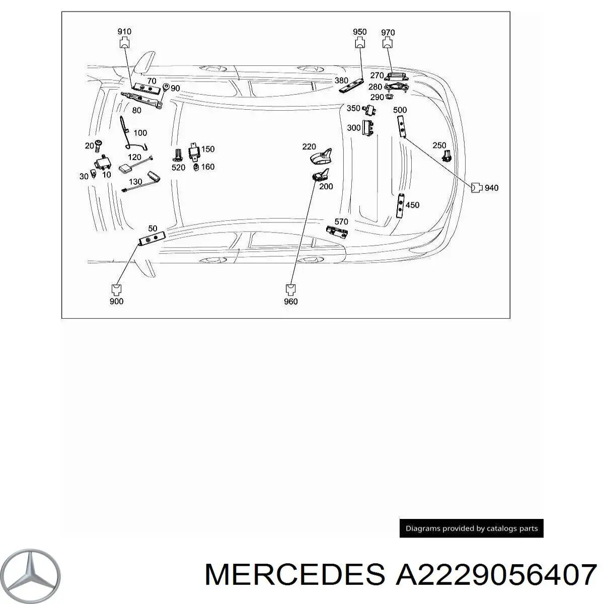 A2229056407 Mercedes 