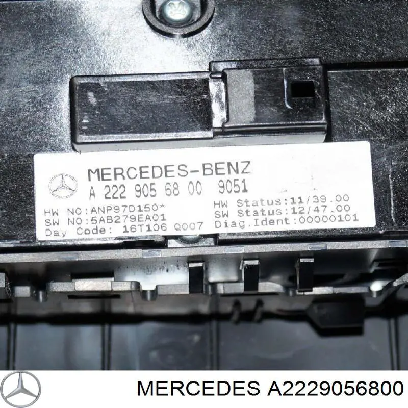 A2229056800 Mercedes кнопочный блок управления стеклоподъемником передний левый