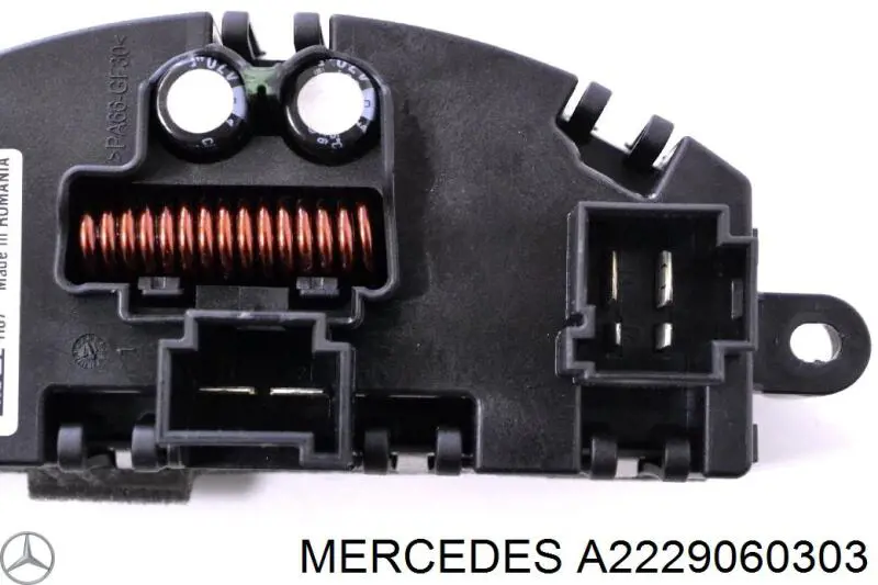 222906030364 Mercedes resistor (resistência de ventilador de forno (de aquecedor de salão))