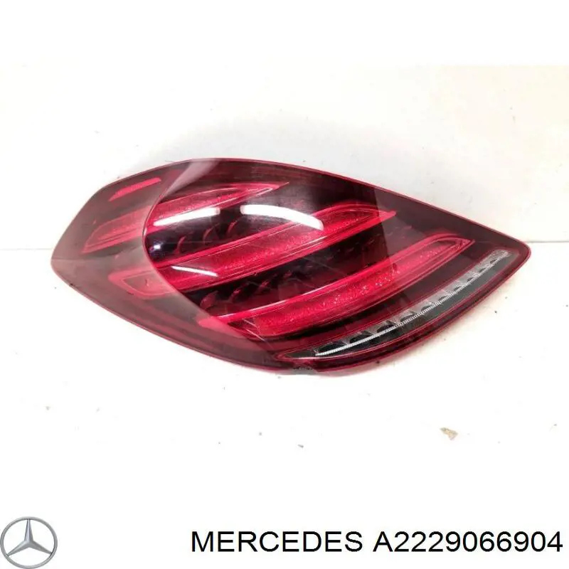 222906690464 Mercedes lanterna traseira esquerda