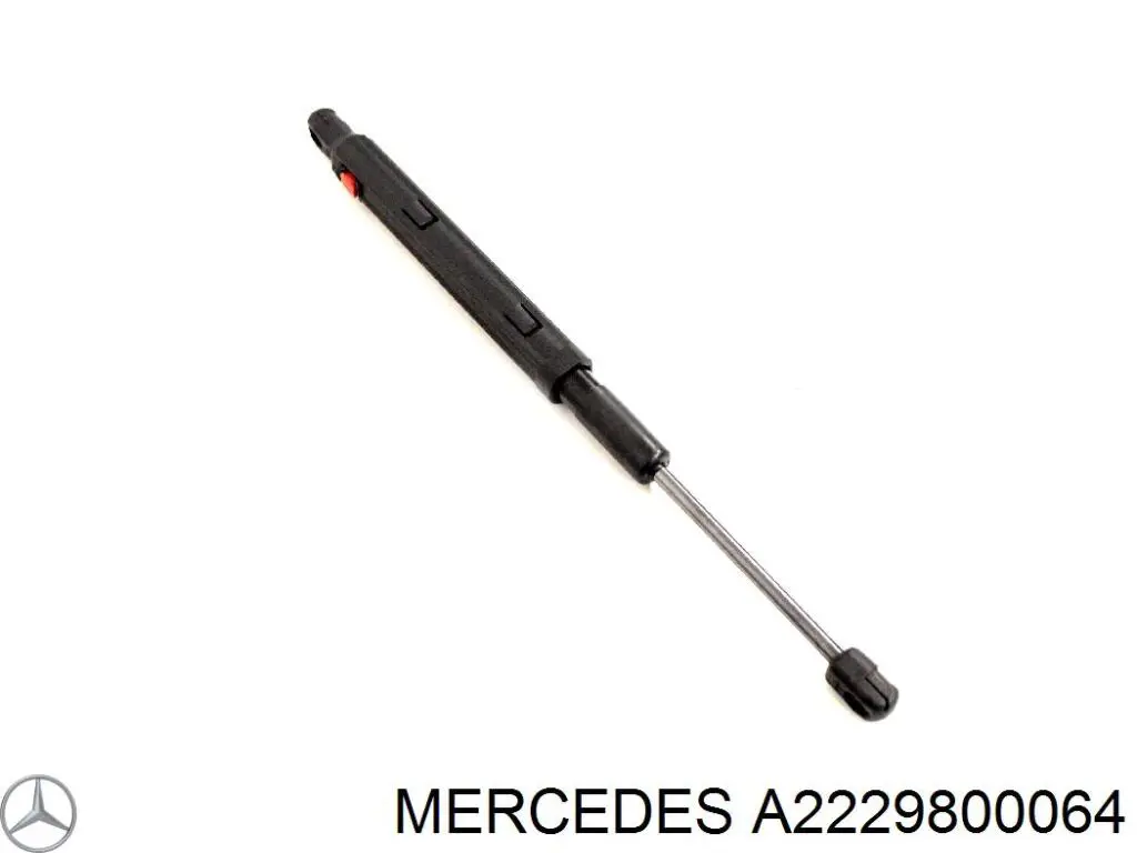 A2229800064 Mercedes amortecedor da capota esquerdo