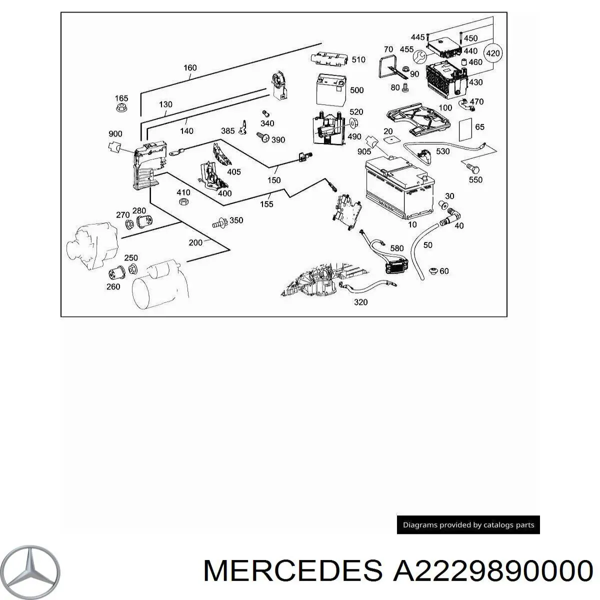 2229890000 Mercedes 