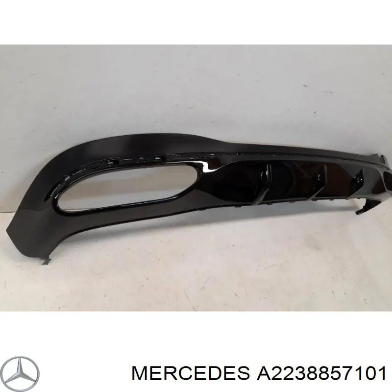 Спойлер заднего бампера 2238857101 Mercedes