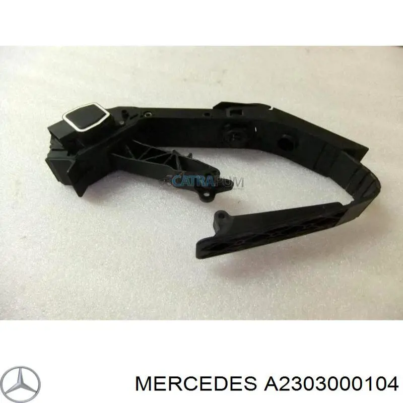 A2303000104 Mercedes pedal de gás (de acelerador)