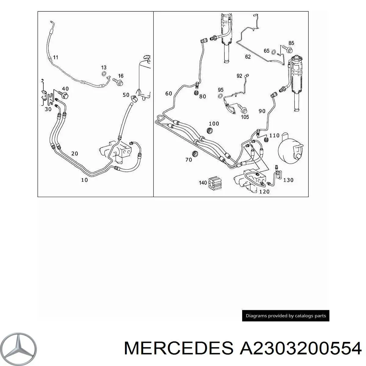  A2303200554 Mercedes