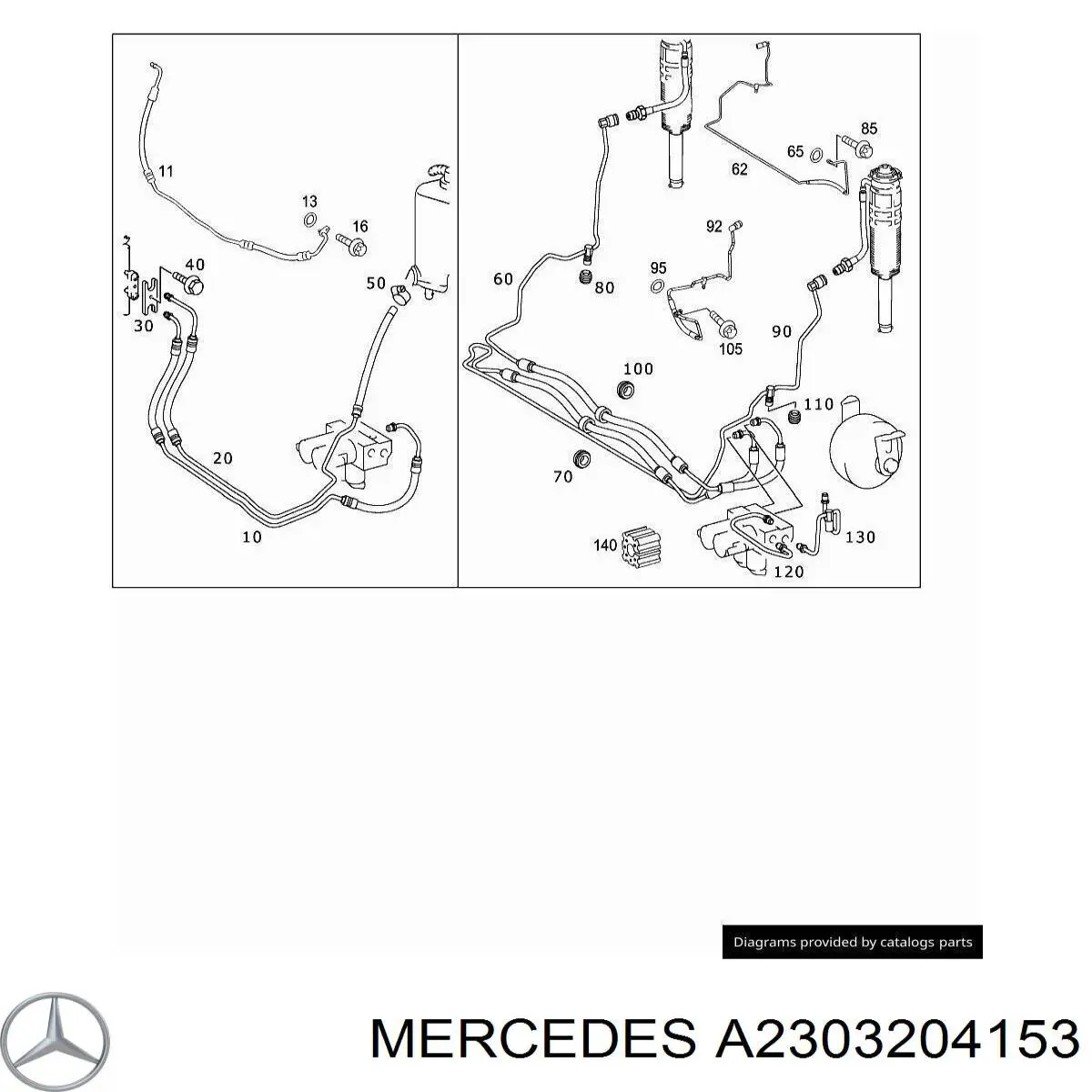 A2303204153 Mercedes 