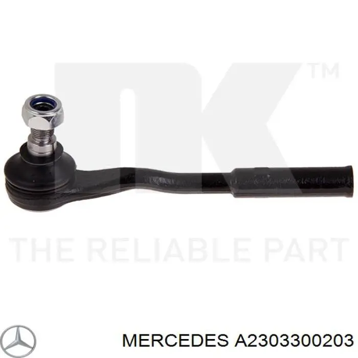 Наконечник рулевой тяги внешний Mercedes A2303300203