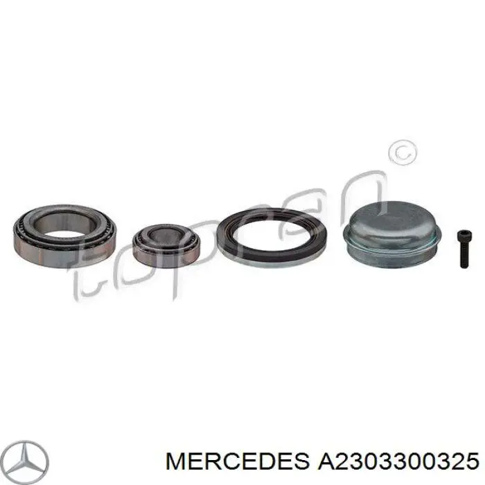 A2303300325 Mercedes ступица передняя
