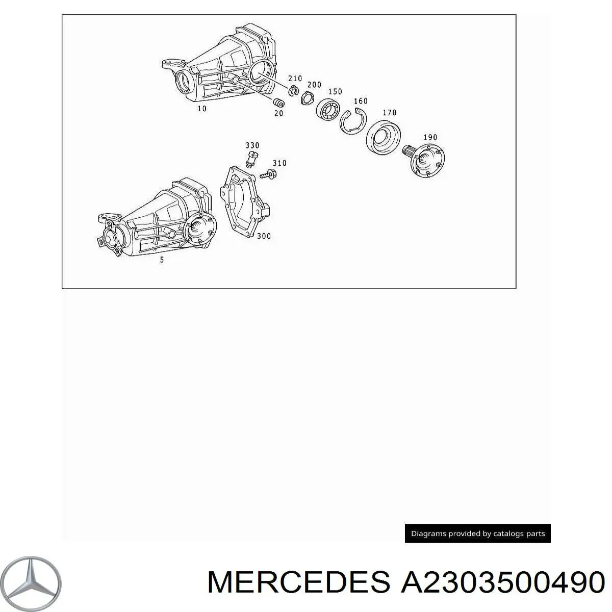 A2303500490 Mercedes 