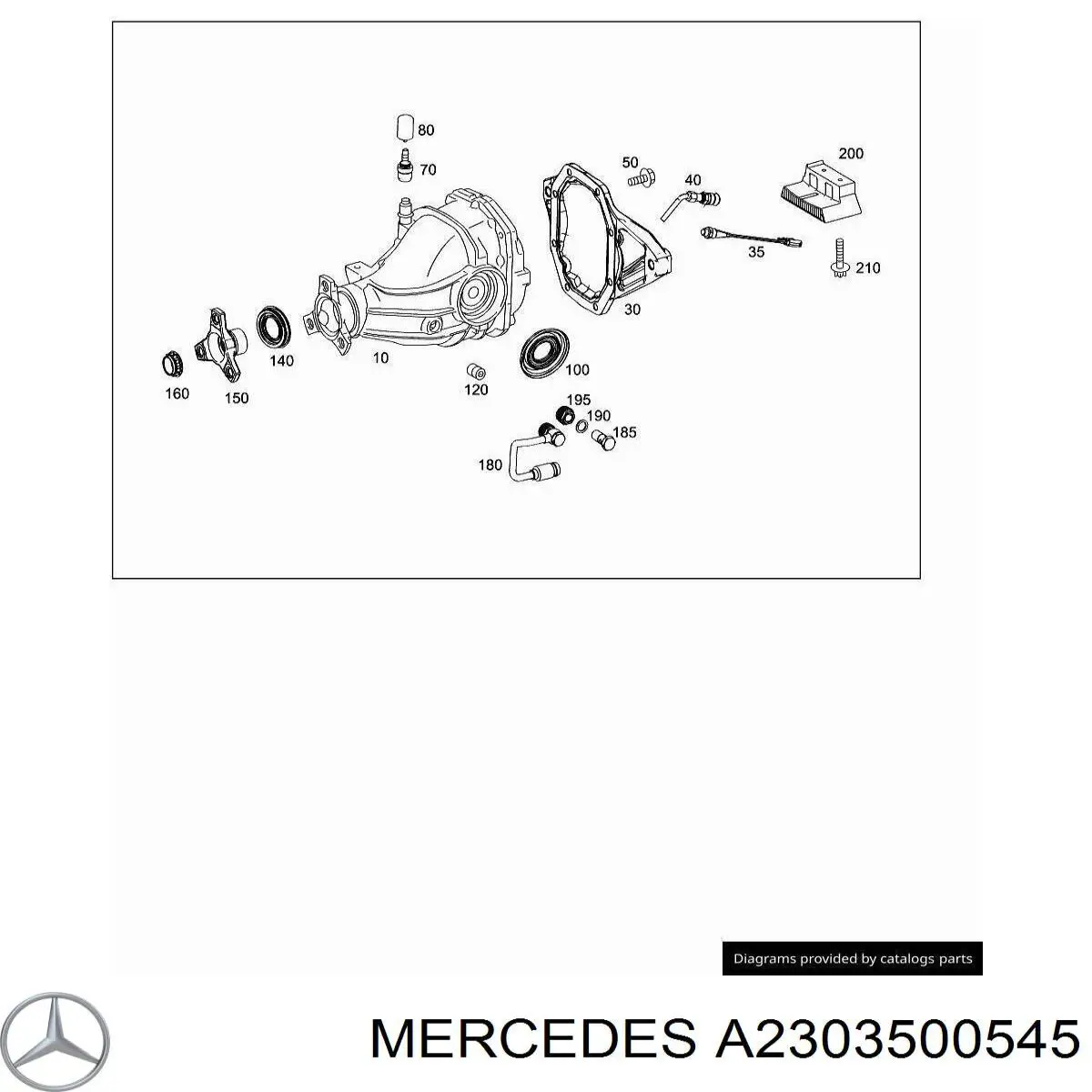 A2303500545 Mercedes 