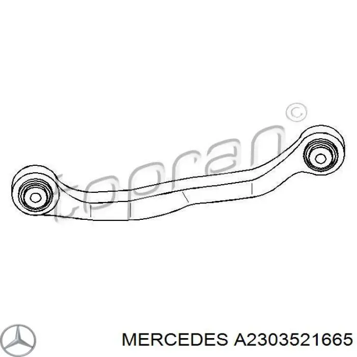 Сайлентблок заднего верхнего рычага A2303521665 Mercedes