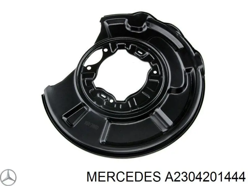 A2304201444 Mercedes защита тормозного диска заднего правая