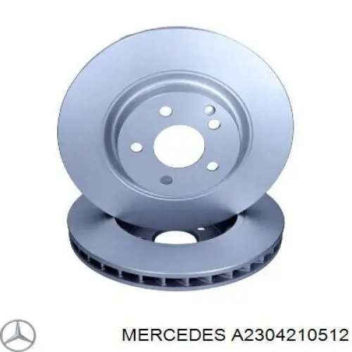 Передние тормозные диски A2304210512 Mercedes