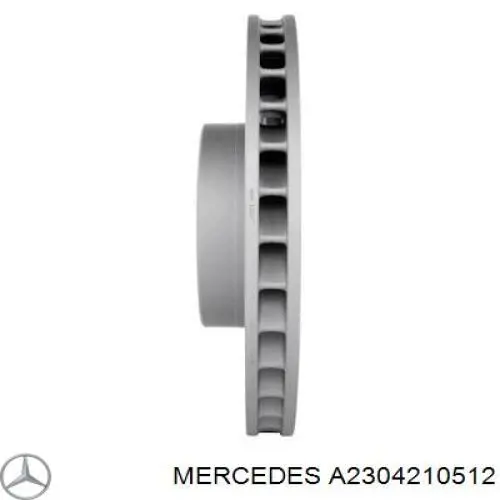 Купить A2304210512 Mercedes Ротор тормозной