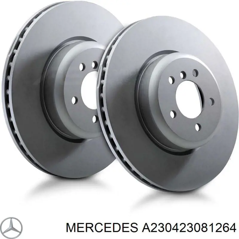 A230423081264 Mercedes disco do freio traseiro