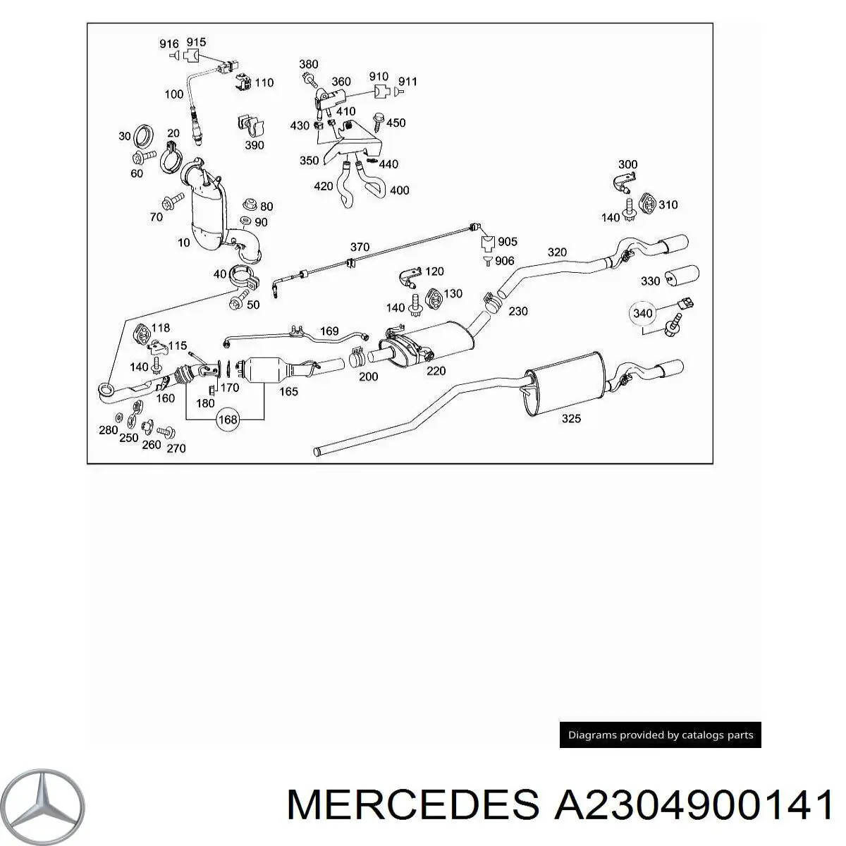 0839036 Trucktec Хомут глушителя задний