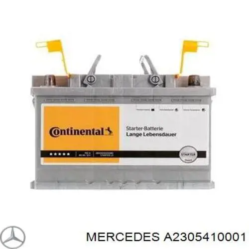 Аккумулятор Mercedes A2305410001
